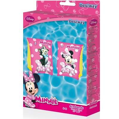 Aripioare pentru inot, Minnie Mouse, 23x15 cm, BestWay