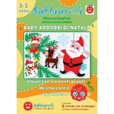 Baby Craciun, planse de desenat, 5 buc, Sabbiarelli