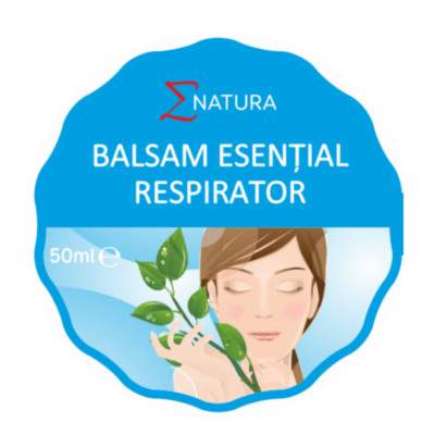 Balsam esential respirator pentru adulti, 50 ml, Enatura