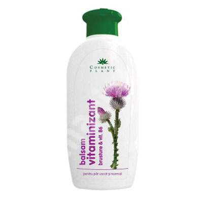 Balsam vitaminizant cu Brusture si vitamina B6 pentru par normal si uscat, 250ml, Cosmetic Plant