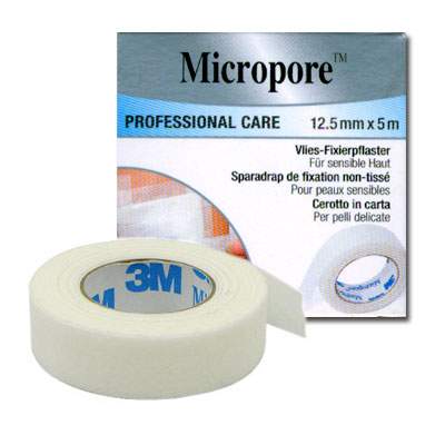 Banda adeziva pe suport de hartie Micropore, 12.5mm x 5m, 3M