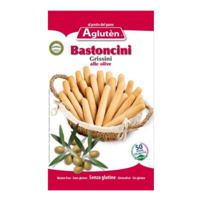 Bastonase cu masline fara gluten, 150 g, Agluten