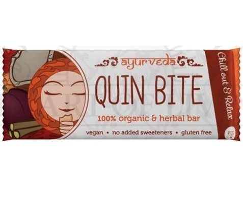 Baton ayurvedic Chill out & Relax Pitta raw bio, 30g, Quin Bite