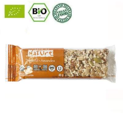 Baton Bio cu migdale, 40 g, La Finestra Sul Cielo