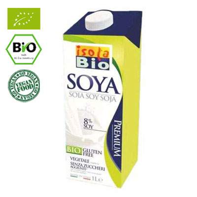 Bautura vegetala din soia Premium Isola Bio, 1 L, AbaFoods