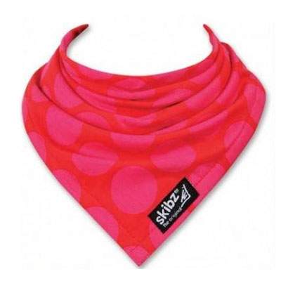 Baveta Fucsia Circles, SK003, Skibz