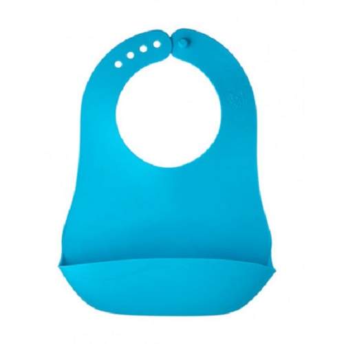 Baveta impermeabila moale Aquamarine, +6 luni, Rotho BabyDesign