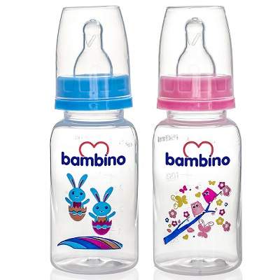 Biberon PP, +0 luni, 150ml, T018, Bambino