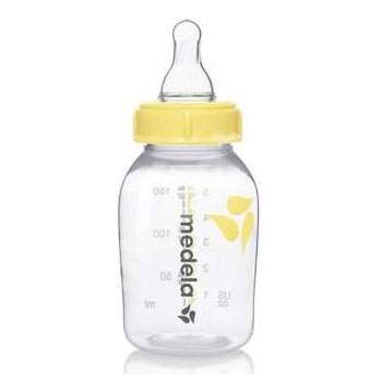 Biberon PP cu tetina din silicon flux lent marimea S, 150 ml,  Medela