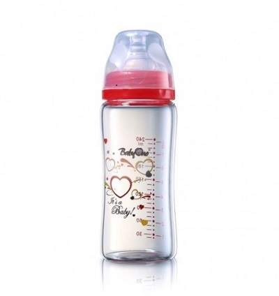 Biberon sticla cu gat larg, 260 ml, 1342, BabyOno