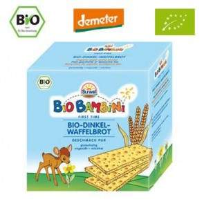 Bio Bambini paine crocanta din grau spelta, 100 g, Sunval