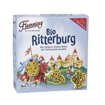 Biscuitei Bio din grau spelt cu graunte de ciocolata neagra si vanilie Flemming Ritterburg, 125 g, Haus Rabenhorst