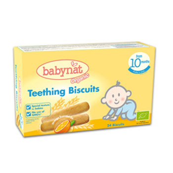 Biscuiti Bio, +10 luni, 120 g, Babynat