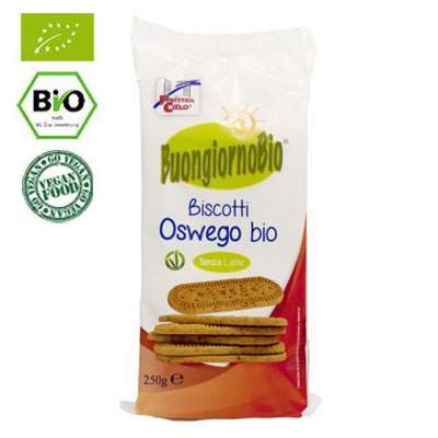 Biscuiti Bio Buongiorno Oswego, 250 g, La Finestra Sul Cielo