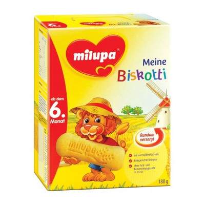 Biscuiti Biskotti, Gr. +6 luni, 180 g, Milupa