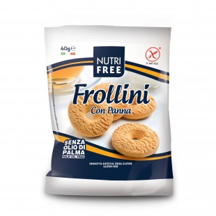 Biscuiti cu smantana, Frollini, 40g, AEC030PR, Nutri Free