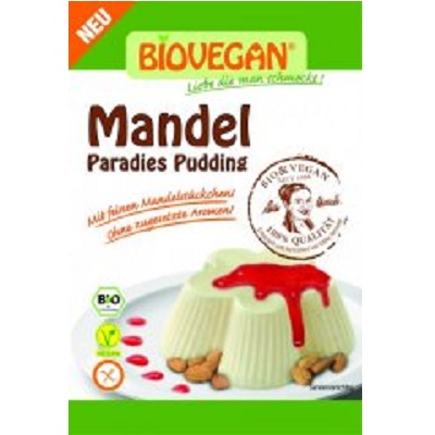 Budinca cu migdale Bio Paradis, 49 g, Biovegan