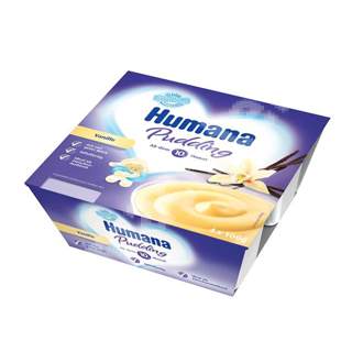 Budinca cu Vanilie Gr. 10 luni, 4 x 100 g, Humana