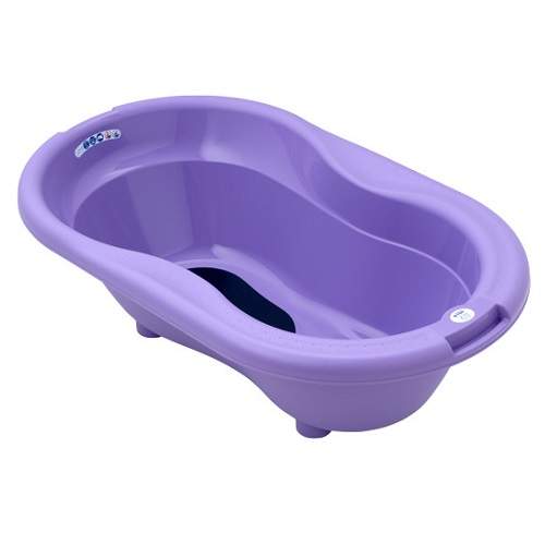 Cadita cu covor antiderapant Royal Lavender, +0luni, Rotho BabyDesign