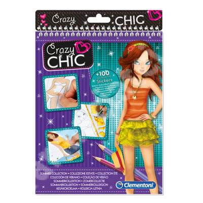 Caiet mic colectie de vara Crazy Chic, CL15766, Clementoni