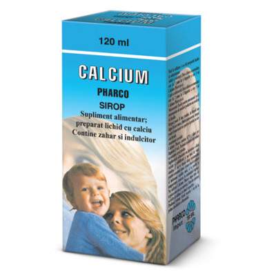 Calciu sirop, 120 ml, Pharco