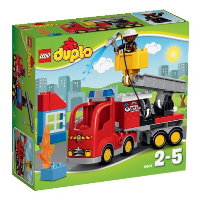 Camion de pompieri Duplo, 2-5 ani, L10592, Lego