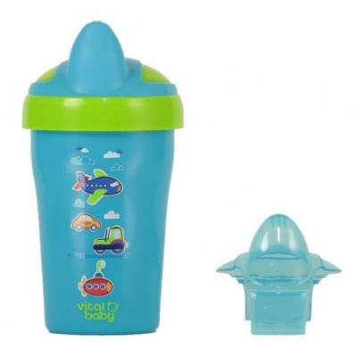 Cana cu cioc albastra Toddler Trainer, +12 luni, 280 ml, 443065, Vital Baby