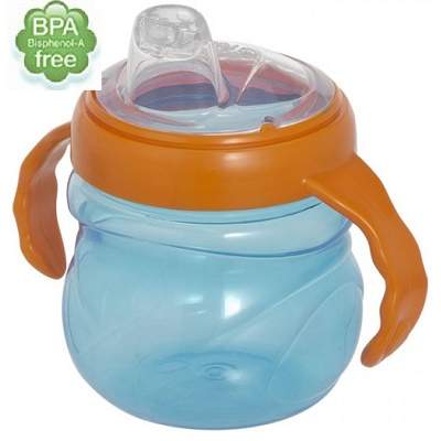 Cana cu cioc de silicon si manere, KidiSipper Tubby, +6 luni, 230 ml, 44307x, Vital Baby