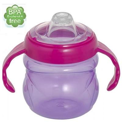 Cana cu cioc de silicon si manere, KidiSipper Tubby, +6 luni, 230 ml, 4430xx, Vital Baby