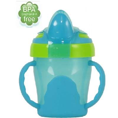 Cana cu cioc si manere, First Trainer, +6 luni, 200 ml, 443061, Vital Baby