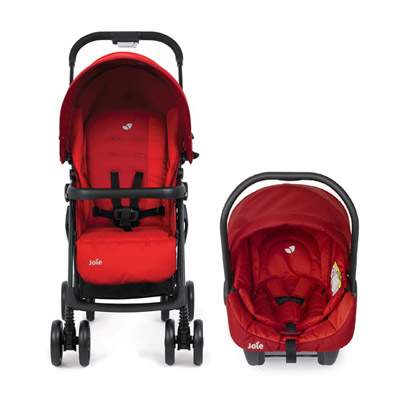 Carucior 2 in 1 Juva Red, 0-3 ani, A0X016617, Joie