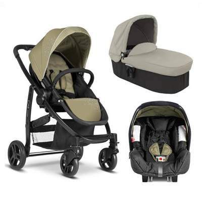 Carucior 3 in 1 Evo Trio Sand, 0-3 ani, Graco