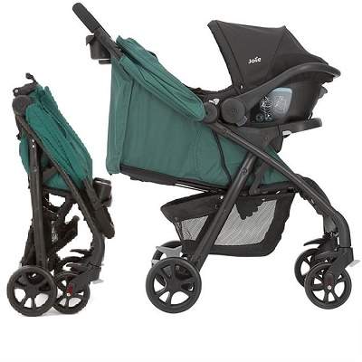 Carucior Sistem 2in1 - Muze LX, Juniper, 0 luni-15Kg, Joie