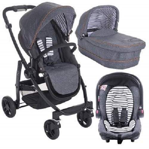 Carucior Sistem 3in1 Breton Stripe Evo II, Graco