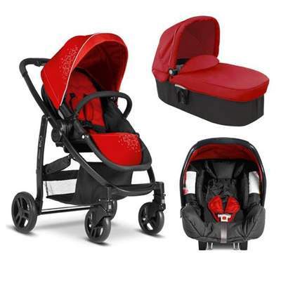 Carucior Sistem Evo Trio Red Chilli, 0-3 ani, G7AG98CRDE, Graco