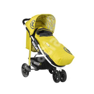 Carucior sport Pushmatic Primary galben, Koochi