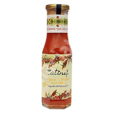 Catinut Sirop de catina cu miere, 230 ml, Prisaca Transilvania