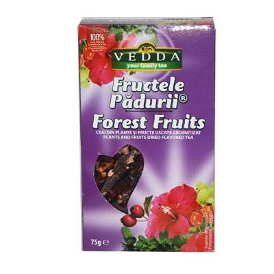 Ceai de fructe de padure, 75 g, Vedda