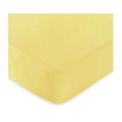 Cearceaf cu elastic galben, 60x120X15 cm, BebeMix