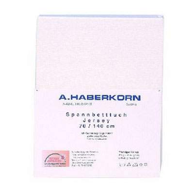 Cearceaf jerse cu elastic alb, 70x140 cm, 769086, A.Haberkorn