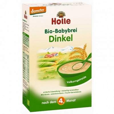 Cereale Bio din grau spelt, +4luni, 250 g, Holle Baby Food