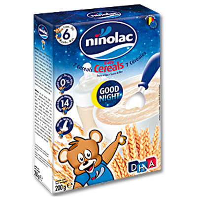 Cereale, Noapte Buna, +6 luni, 200g, Ninolac