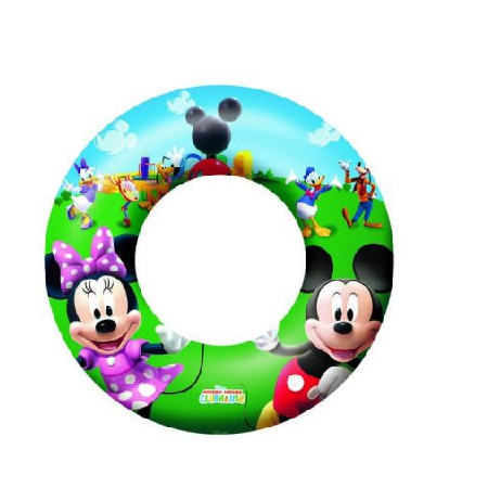 Colac pentru inot cu Minnie si Mickey, 56 cm, BestWay