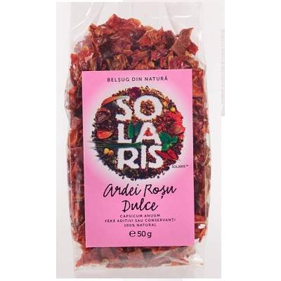 Condiment ardei rosu dulce, 50 g, Solaris