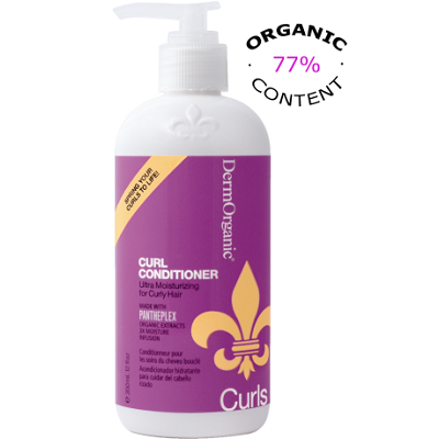 Conditionator Organic pentru par cret, 350ml, DermOrganic