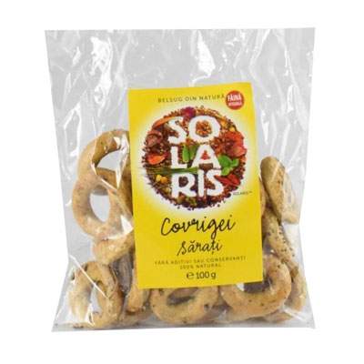 Covrigei sarati, 100 g, Solaris