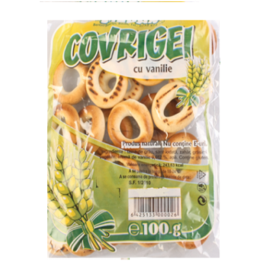 Covrigei vanilati, 100g, Linpan