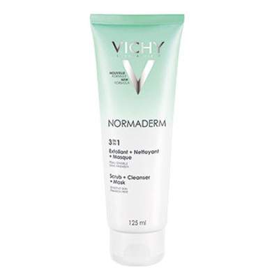 Crema 3in1 pentru curatare triactiva Normaderm, 125 ml, Vichy