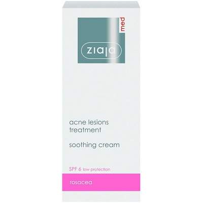 Crema calmanta pentru acnee severa si capilare dilatate, 50 ml, Ziaja