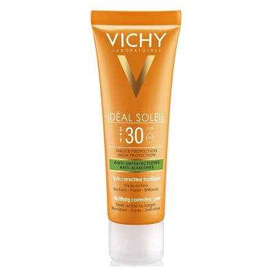 Crema corectoare matifianta 3in1 SPF 30 Ideal Soleil, 50ml, Vichy